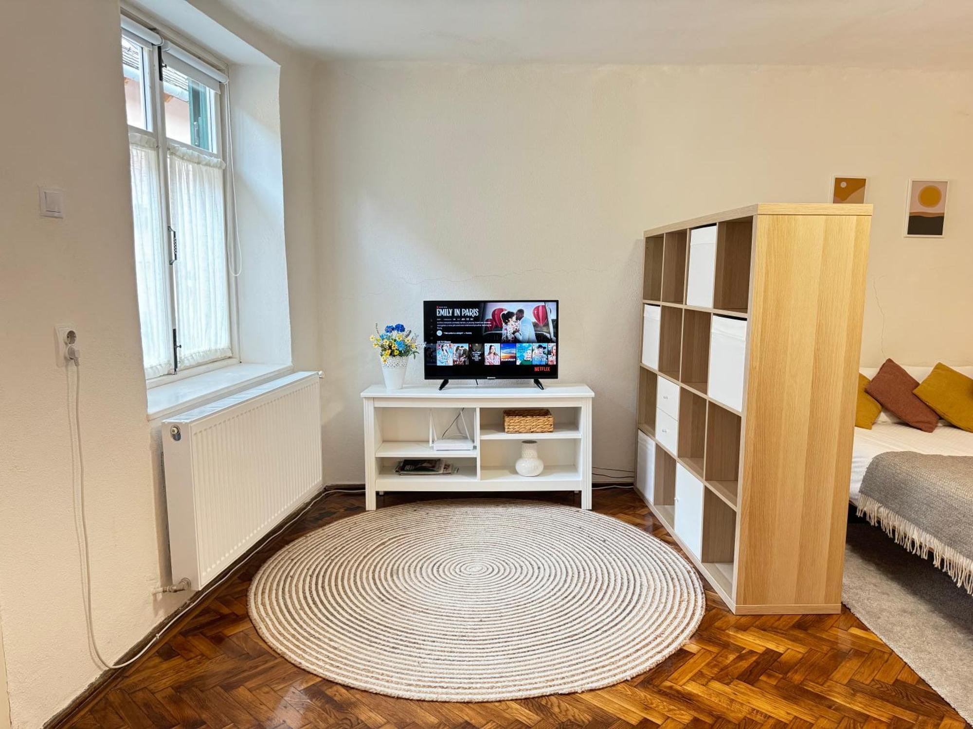 Charming Studio Ideal For Getaways Or Workations In Sibiu'S Medieval City Center المظهر الخارجي الصورة